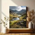 thumbnail image 6 of Mountain Lake Landscape Canvas Print, Scenic Wall Art for Living Room, Bedroom, Office, Study, Hallway & Home Decor, 6 of 8