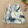 thumbnail image 3 of Lindreshi Baby Boy Clothes Clearance Toddler Kids Baby Girls Boys Tie-Dye Jacket Zipper Hooded Windproof Coat Clothes, 3 of 8