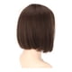 thumbnail image 5 of Peluca de Cabello Corto y Liso, Color Marrón Mujeres Cortas de Peluca Bob Bob Ajustar Brillante Con Flequillo para El Cabello Para Ropa de Fiesta, 5 of 7