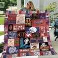 thumbnail image 3 of Sports Blankets Flannel Decorative Blankets Air Conditioning Blankets Throw Blankets Polyester Blanket,D,Flannel, 3 of 3