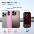 thumbnail image 2 of Funda de teléfono Aijohnny Lightweight Tortoiseshell TPU para iPhone 16, 2 of 8