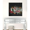 thumbnail image 5 of Set Of Two Cherish And Have Faith 3 White Framed Print Wall Art, 5 of 5