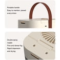 thumbnail image 3 of Inteprter Humidificador pequeño ABS, ventilador, pulverizador de doble puerto, tanque de agua grande, poco ruido, luz cálida, poco ruido, no Electrodomésticos blanco Con control remoto, 3 of 6