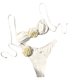 thumbnail image 2 of Traje de baño de 2 piezas para mujer, trajes de baño para mujer, traje de baño de dos piezas con estampado de rosas, tirantes finos y cintura alta, traje de baño de playa para mujer, 2 of 7