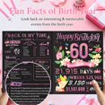 thumbnail image 2 of Tarjeta pop-up de 60.º cumpleaños OLOSONG en oro rosa, 2 of 8
