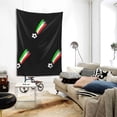 thumbnail image 6 of Tapestry Italian Flag And Football Tapestries For Bedroom Living Room Dorm Party Wall Decor (40" X 60"), 6 of 7