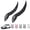 Black B, variant on 3D Dragon Horn Car Roof Decor, Universal Devil Horn Exterior Accessories, No Drill Adhesive Vehicle Decoration for SUV Truck Sedan