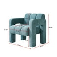 thumbnail image 7 of 31.10"W Boucle Accent Chair, Leisure Reading Chair with Solid Wood Frame, Comfy Club Chair with Soft Padded Seat for Living Room, Bedroom, Weight Capacity 250 LBS, 7 of 7