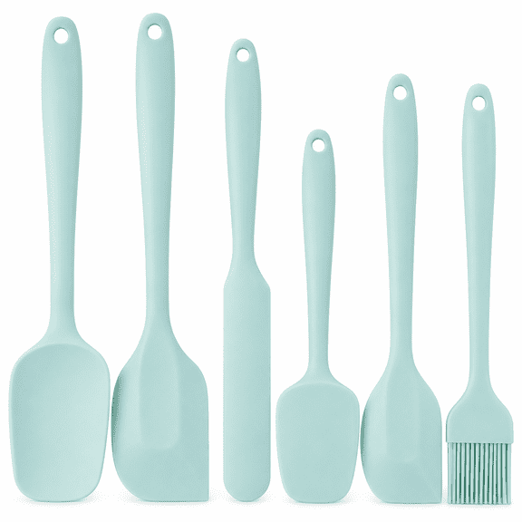Kawihcie Non-Stick 1 in Silica Gel Kitchen Spatula Set 6 Count