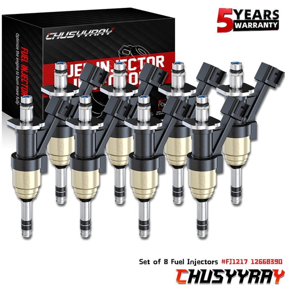 8X Original Fuel Injectors 12668390 For 2014-2019 Chevrolet GMC 1500 5.3L FJ1217