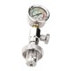 thumbnail image 4 of Manómetro para Tanque de Buceo con Cabeza Tipo Comprobador de Presión de Regulador Accesorio de Acero Inoxidable con Indicador Luminoso Adecuado, 4 of 9