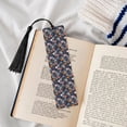 thumbnail image 4 of Kdxio Hawaiian Style Print Metal Tassel Bookmarks,Perfect Gift for Art Lovers and Bookworms Metal Bookmarks for Women, 4 of 8