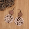 thumbnail image 1 of Xiao Hua Pendientes colgantes de estilo retro, nuevos y únicos, para mujer, estilo étnico bohemio vintage (rosa claro), 1 of 5