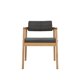 thumbnail image 4 of Set de 4 Sillas de Comedor de Madera con Tapizado de Tela, Sillas para Comedor, Cocina y Escritorio, Midtown Concept Gin, Roble y Gris Oscuro, 4 of 5