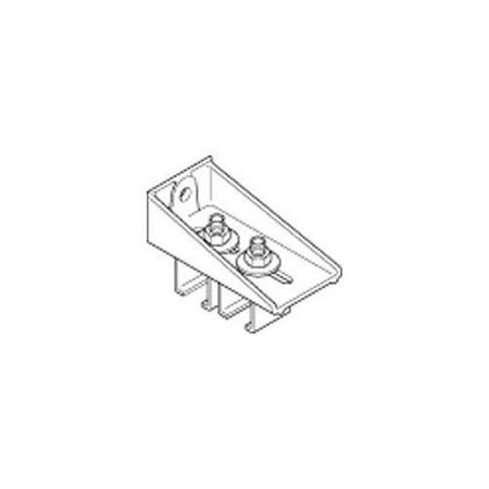 Hafele 941.80.080 Straightaway Steel Open Bracket for Parallel Wall Mounted Uppe