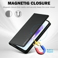 thumbnail image 4 of Flip Wallet Case for Samsung Galaxy A54 5G with Credit Card Slot, PU Leather Slim Phone Case for Women Men with Stand Shockproof Protective Back Cover for Samsung Galaxy A54 5G, Black, 4 of 6