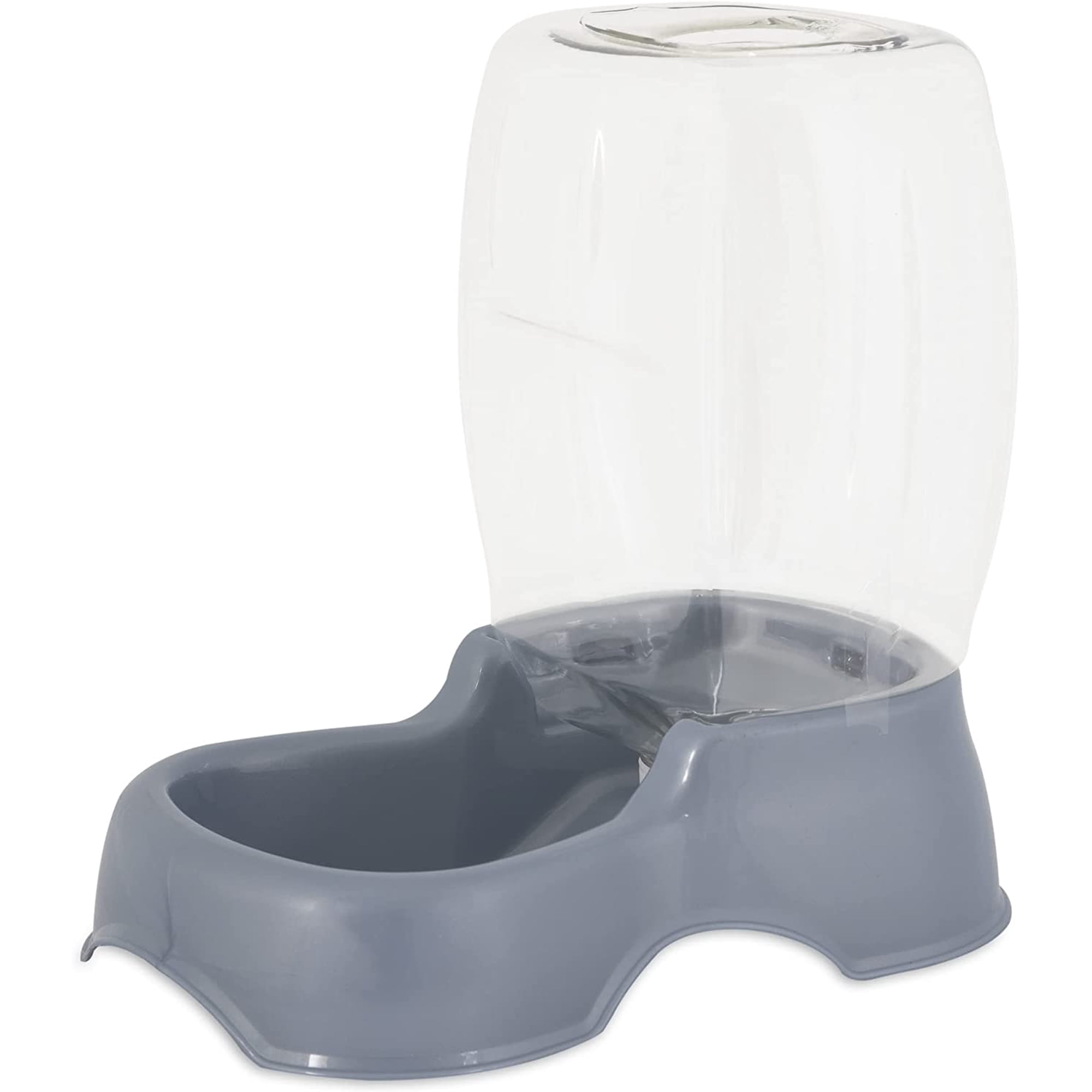 Petmate Pet Café Gray Gravity Waterer .75 Gallons For Cats Dogs Easy To Clean