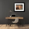 thumbnail image 4 of Thomas Fearnley 24x19 Black Modern Framed Museum Art Print Titled - The Harbour in Agrigento (1839), 4 of 5