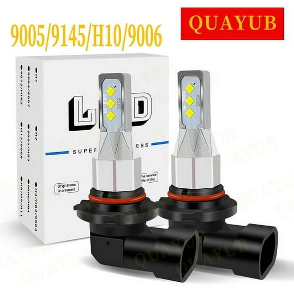 For Ford Explorer 2006 2007 2008 2009 2010 LED Fog/Driving Light Bulbs Kit 9145 H10 Bright White 6000K