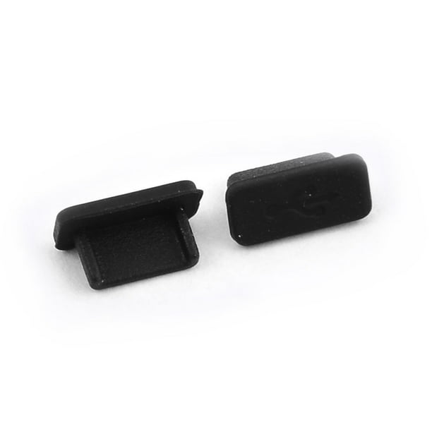 USB C Anti Dust Plug, Rubber Dust Cover Cap Protector Black - Walmart.com