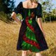 thumbnail image 5 of Vestido de manga corta de serpiente Vestidos para fiesta de bodas Vestidos largos con velo Vestidos de mujer para ocasiones especiales, 5 of 7