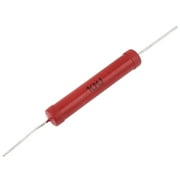 Red 10M Ohm 5% Tolerance Axial 9mm x 50mm High Voltage Glass Resistor