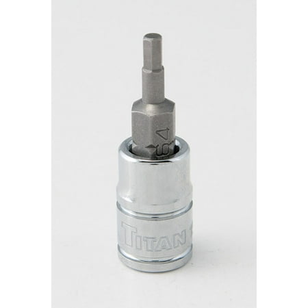 UPC: 0802090156526 | Titan 15652 Hex Bit Socket  1/4  Drive  7/64   Chrome