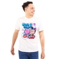 thumbnail image 3 of Airbrushed Dubble Bubble Whats Poppin Men's Graphic T Shirt Tees Brisco Brands L, 3 of 5