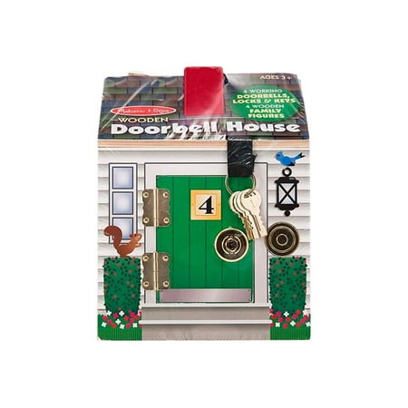 Melissa and doug doorbell dollhouse sale