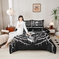 thumbnail image 4 of Castle Fairy Gothic Skull Queen Comforter Set,Tree Branches Vine Bedding Comforter Set, 4 of 8