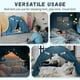 thumbnail image 4 of Carpa para Cama Individual Razee para Niños, Casa de Juegos Interior Azul, 4 of 7