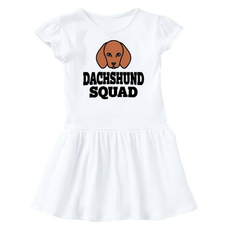 

Inktastic Dog Dachshund Squad Gift Baby Girl Dress