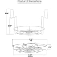thumbnail image 2 of 12 Inch Stainless Steel Canning Rack-Canning Jar Rack Hold Any 8 Pints or 7-Quart Jars Extra Stability for Water Bath Canning or Pressure Canning, 2 of 7