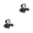 thumbnail image 2 of Wisewang Cable Splitter Male to Female Quick Connection Fast Transmission Adapter Network Converter Convenience Computer Supply black 2Set, 2 of 6