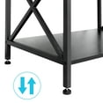 thumbnail image 5 of 20-30 Gallon Aquarium Stand, Fish Tank Stand with Cabinet Storage for Fish Tank Accessories Storage, Metal Turtle Reptile Tank Stand Terrarium Stand, 30.7" L*16.5" W Tabletop, Black, 5 of 5