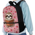 thumbnail image 4 of Uorisanigo Children School Backpack 17 inch, Book Raccoon Travel & Sports Casual Daypack Bookbag 5-12 Large Capacity Student School Backpacks, 4 of 6