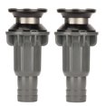 thumbnail image 2 of 2 Pcs Bathroom Sink Stopper Stainless Steel Wash Basin Drain Filter Push Button Standard Basin Push Drainer, 2 of 9