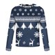 thumbnail image 4 of Blusas y camisas de manga larga con cuello redondo para hombre Blusa de manga larga con cuello redondo y estampado navideño para hombre Blusa de poliéster para hombre, 4 of 4