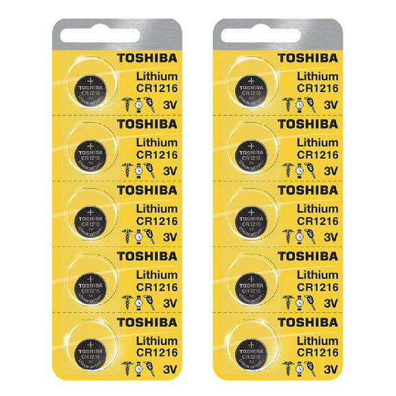 Toshiba CR1216 3 Volt Lithium Coin Battery (10 pcs)