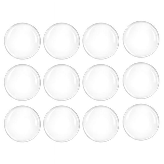 12X Door Stoppers Wall Protector,2Inch Clear Door Knob Wall Protector