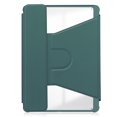 thumbnail image 3 of ELEHOLD Leather Protective Case for iPad Pro 11 Inch (M4) 2024,Smart Clear Back Case Multi-Angle Kickstand 360° Rotating Swivel Stand Function Protective Shockproof Cover,Darkgreen, 3 of 5