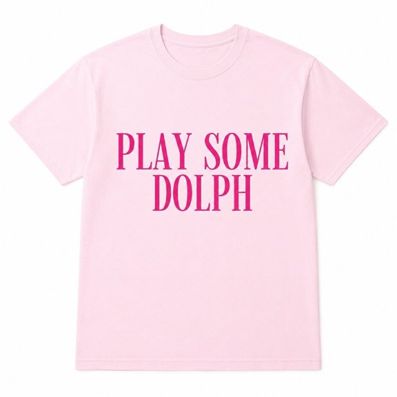 Veylor Haus Play Some Dolph Graphic, Unisex Classic Fit Cotton Tee