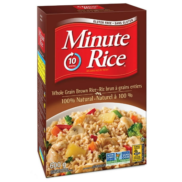 Riz brun à grains entiers Minute Rice®, 600 g 600 g