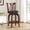 Cherry, variant on iNSPIRE Q Shapel Transitional Cherry Finish PU Swivel Bar Height Bar Stools, Black