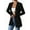 Black, variant on Women'S Casual One Button Waffle Open Front Long Sleeve Work Office Suit Jackets Black M