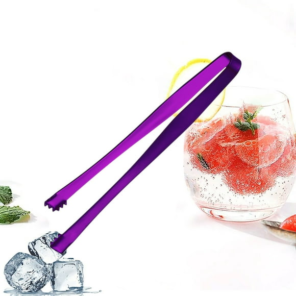 Stainless Steel Food Clips for Kitchen Use - Long-Handled Ice Tongs and Eggshell Fragment Remover for Chefs and Home Cooks