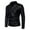 Black, variant on zfhfof Jackets for Men Faux Leather Motorcycle Jacket Vintage Lightweight Long Sleeve Stand Collar Slim Bomber Outwear Coat