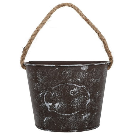 Tineasur Home Wall Flowerpot Wall Hanging Flowerpot Hemp Rope 2Pcs