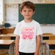 thumbnail image 2 of Camiseta de Manga Corta Linda para Niños Niñas Impresión Gráfica Escuela Temporada Casual Tee, Chicas Manga Corta Tops Ropa de Juego Suave Alternativa, 2 of 9