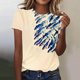 thumbnail image 2 of Tops de Ajuste Suelto para las Mujeres Nueva Manga Corta Cuello Redondo Suéter Caballo Casual Impreso Camiseta, Ligero Top de Verano, 2 of 5